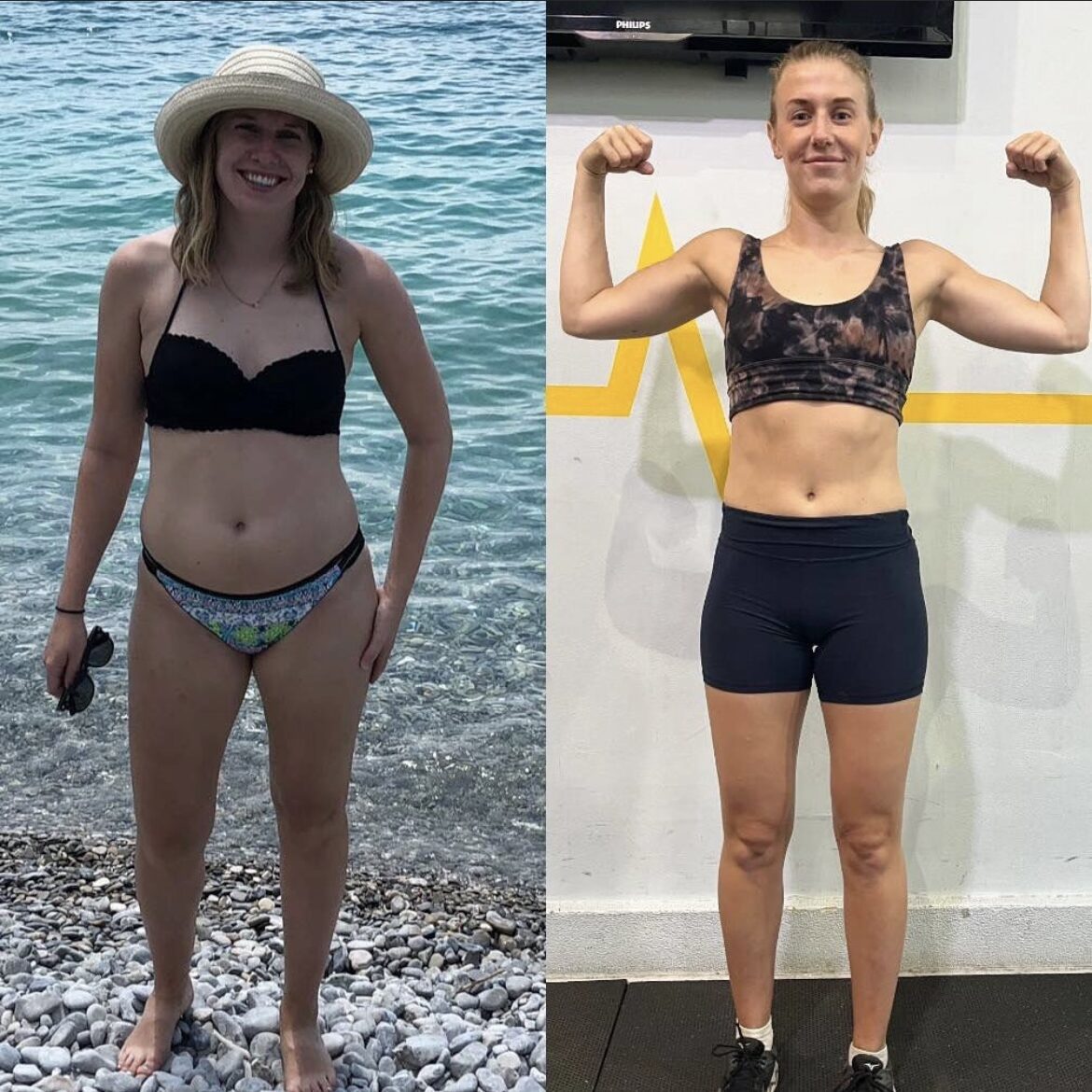 Lauren's personal training Toronto wedding transformation and body composition results